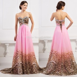 2015-New-Beading-Crystal-Floor-Length-Chiffon-Pink-Leopard-Print-Evening-Dress-Lace-up-Prom-Dresses