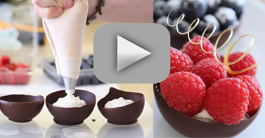 Balon ile Çikolata Kase Yapımı Video